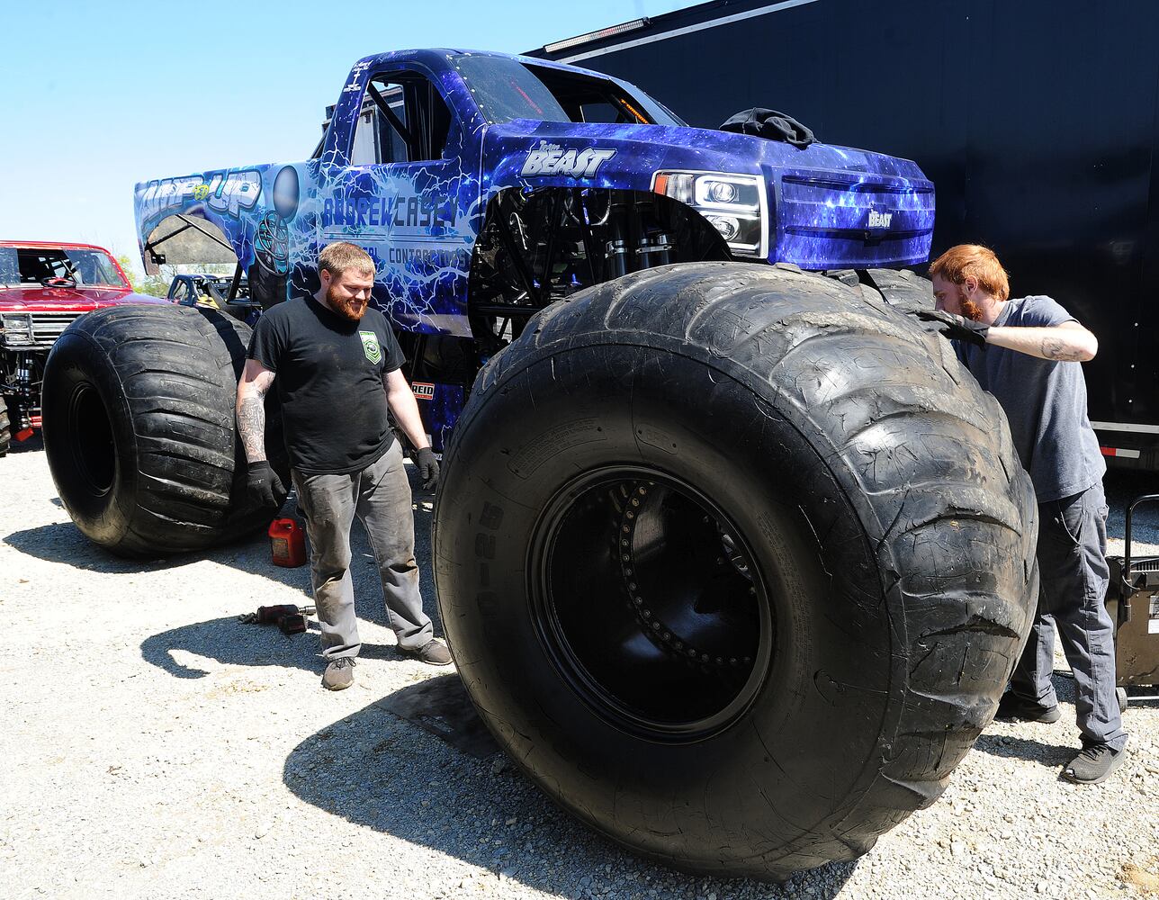 Monster trucks at Montgomery County Fairgrounds