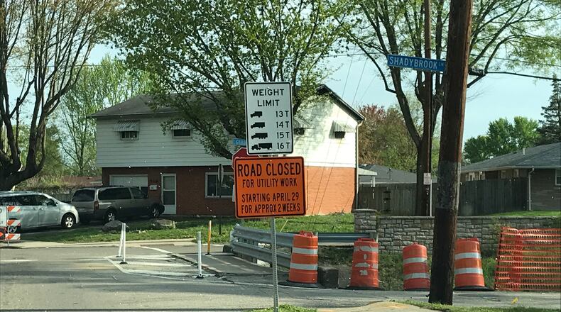 Plans to replace the Elm Street Bridge in West Carrollton have been delayed. NICK BLIZZARD/STAFF