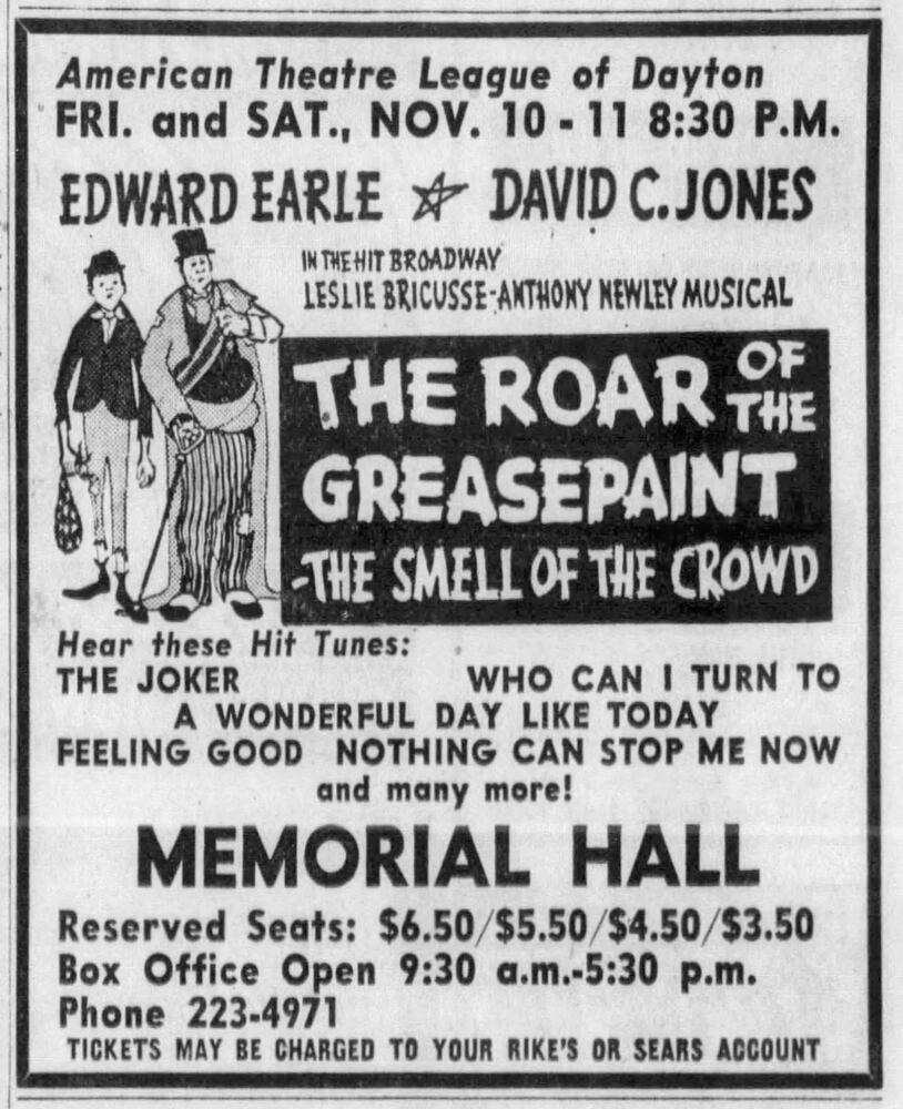 Memorial Hall concerts and shows