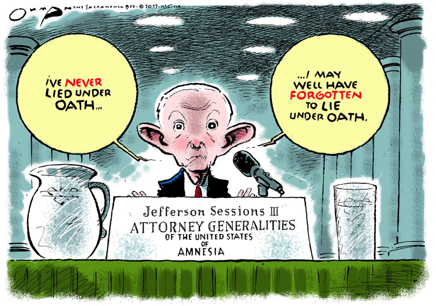 Week in cartoons: Roy Moore, Jeff Sessions and more