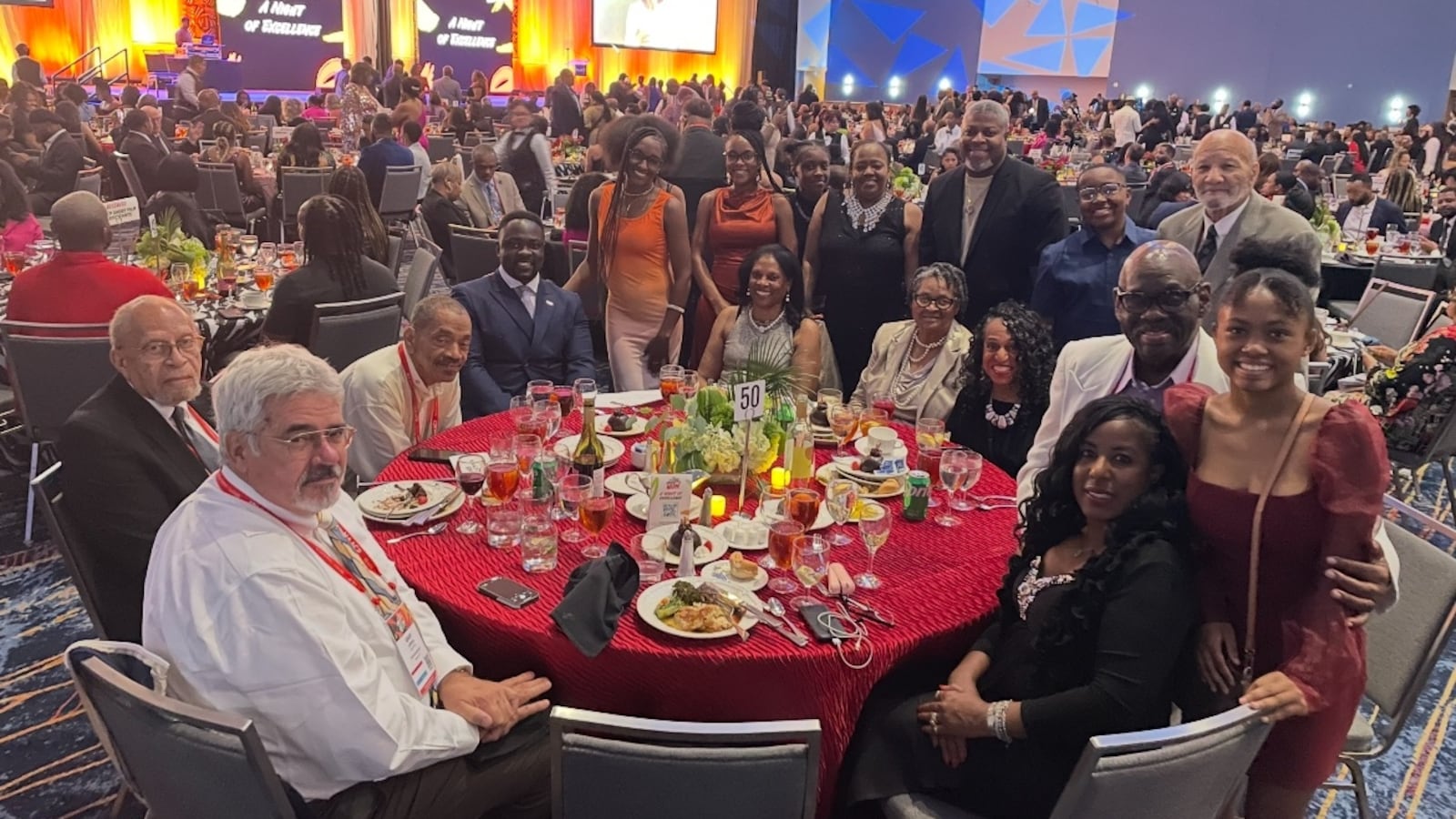 Delegates of the Dayton Branch of the NAACP at the Night of Excellence Event as part of the 116th NAACP National Convention, held in Charlotte, North Carolina. CONTRIBUTED