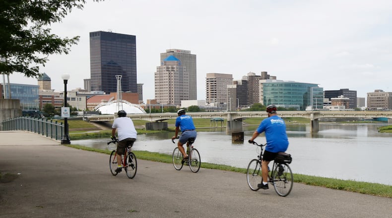 The birthplace of flight increasingly is becoming known as a good place to ride thanks to a new cycling tour, mountain bike park and bike lane additions.  The Dayton region is home to the nations largest network of paved, off-street bike trails, and biking opportunities have taken off because of the Link bike-share program, Mikes indoor bike park and public infrastructure investments.  But bicycling fanatics have more to be excited about because the Rotary Club of Dayton in September will host the inaugural Tour de Gem  The Dayton Cycling Classic.  Also, the city of Dayton is working to transform the underutilized Welcome Park near UD Arena into a mountain bike park that officials say will be unlike anything in the immediate area.  "Bicycling has a deep history in the Dayton region and continues to be a quality of life amenity, economic driver and contributor in creating a healthy, active community," said Randy Ryberg, outdoor recreation coordinator for Five Rivers MetroParks.   TY GREENLEES / STAFF