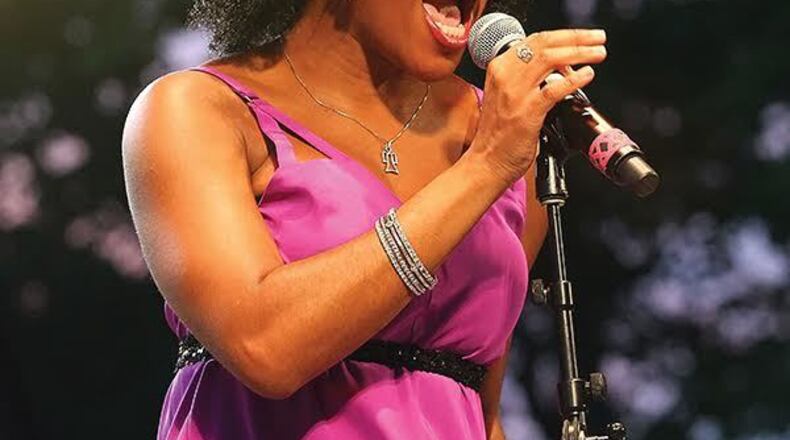 Broadway actress Rashidra Scott and rock ensemble Windborne are featured in the Dayton Philharmonic Orchestra’s Rockin’ Orchestra Series presentation of “The Music of Whitney Houston” Saturday, Feb. 11 at the Schuster Center. CONTRIBUTED