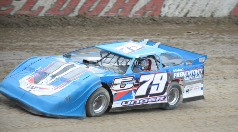 Shane Unger competes during the World 100 weekend at Eldora Speedway in 2016. (Courtesy/Eric Deeter)