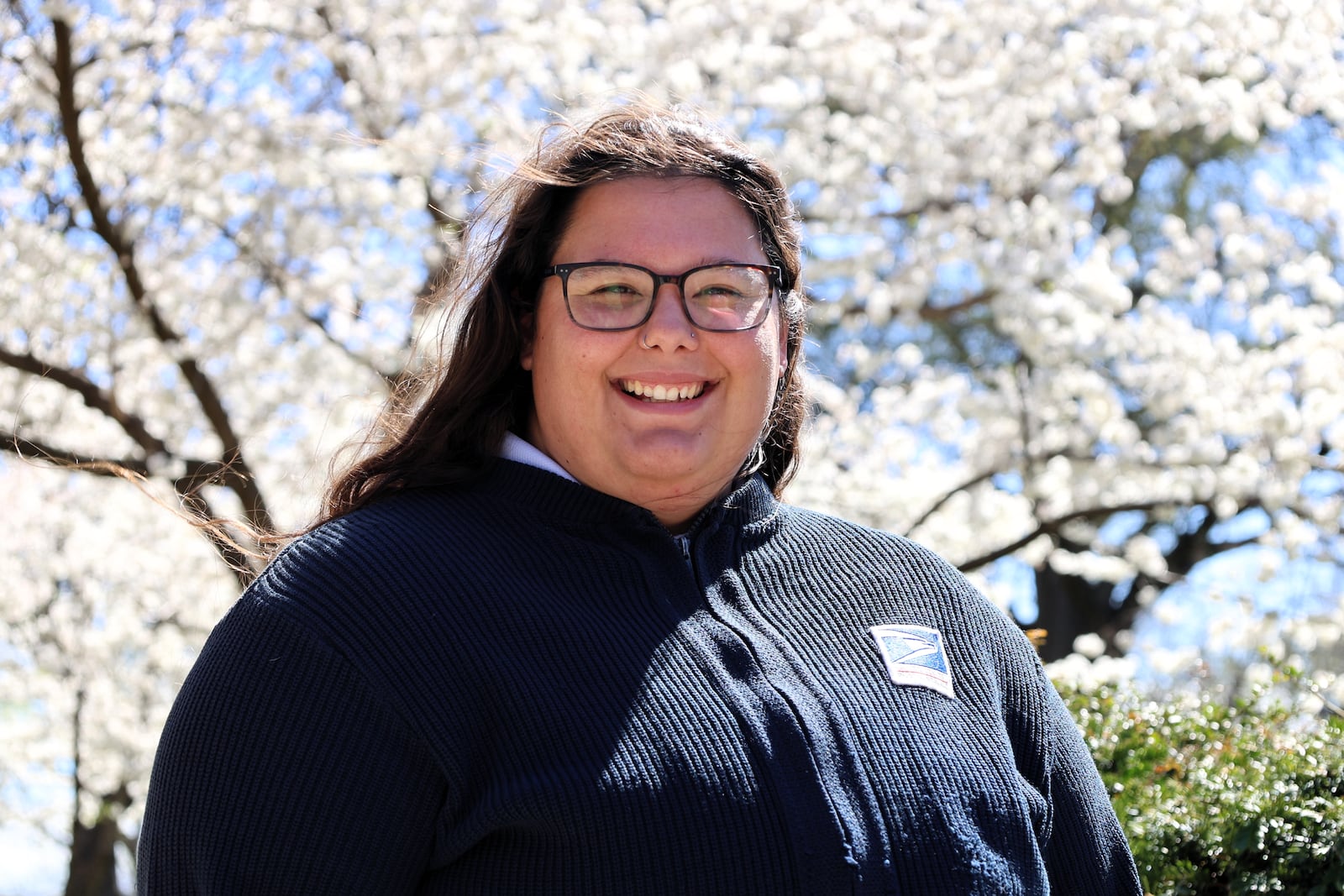 Sydney Billingsley was honored for aid she rendered to an injured man on her mail route during a ceremony in Washington, D.C. CONTRIBUTED