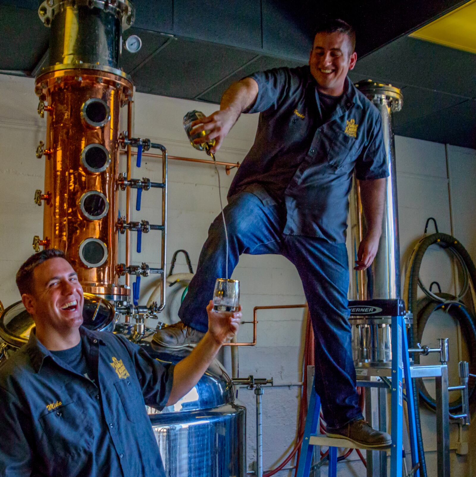 Michael and Murphy LaSelle, founders of Belle of Dayton distillery. Submitted photo by Tom Gilliam