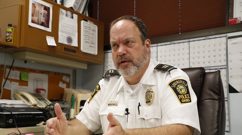 Springfield Police Capt. Lee Graf will retired on Dec. 31, 2022. File.