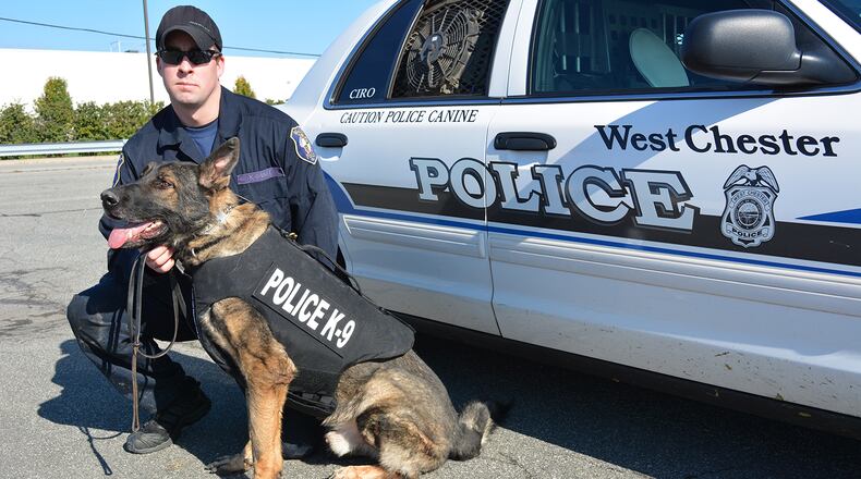 West Chester Twp. police will get a new K-9 from the Ben Roethlisberger Foundation. CONTRIBUTED