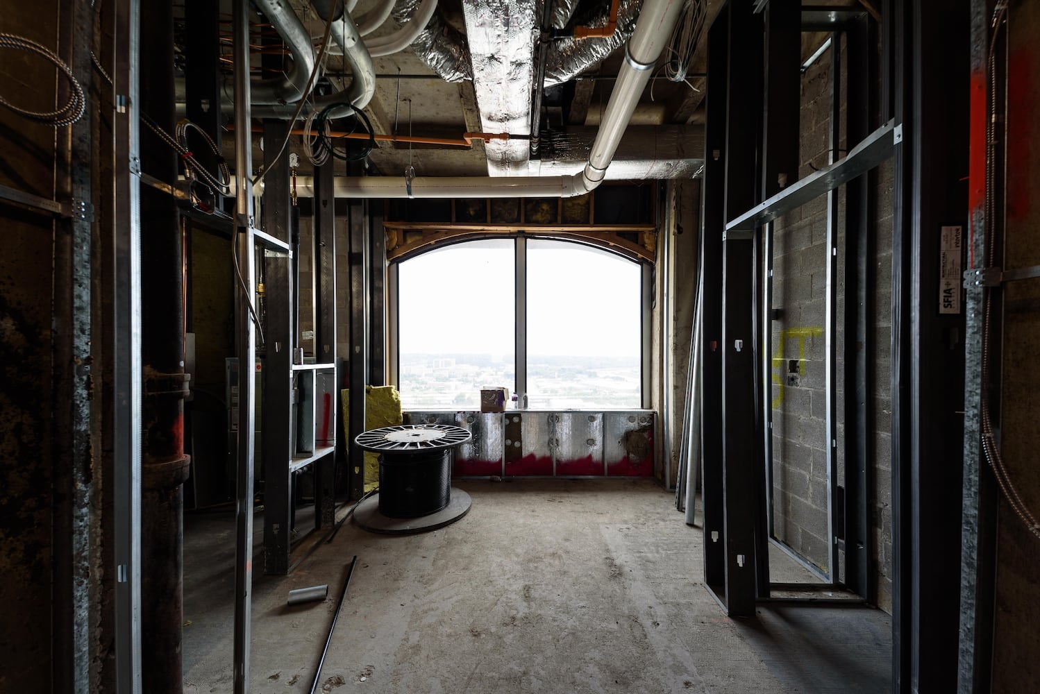 PHOTOS: Construction progress at The Deneau Tower in downtown Dayton