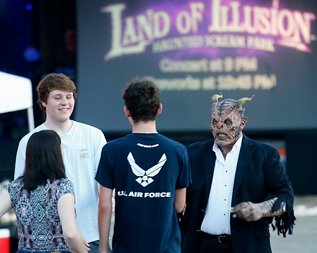 PHOTOS: The people (and creatures) we spotted at Land of Illusions first haunted weekend of the season