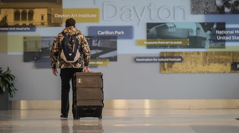 Enplanements, a measure of the number of passengers boarding a plane, plummeted at Dayton International Airport from 892,414 enplanements in 2019 to 337,517 passenger enplanements in 2020, a 62.2 percent drop, according to statistics recently released by the airport.