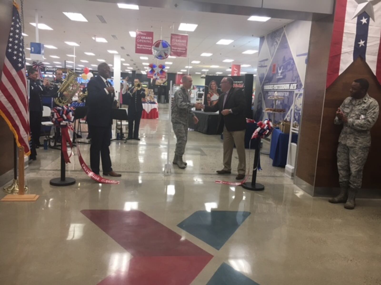 The Wright-Patterson Air Force Base unveiled $6.4 million upgrades to the base's Exchange story Thursday. STAFF PHOTO / MALIK PERKINS