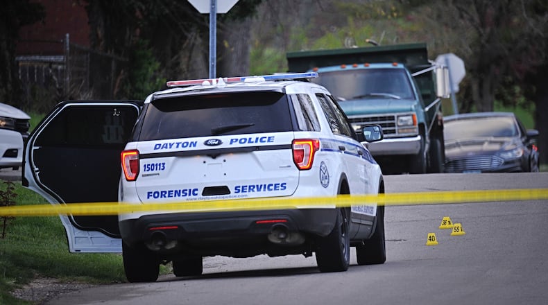 A medic was called to the 1000 block of Chelsea Avenue in Dayton after police briefly issued a call for officer assistance early morning, April 21, 2020.
