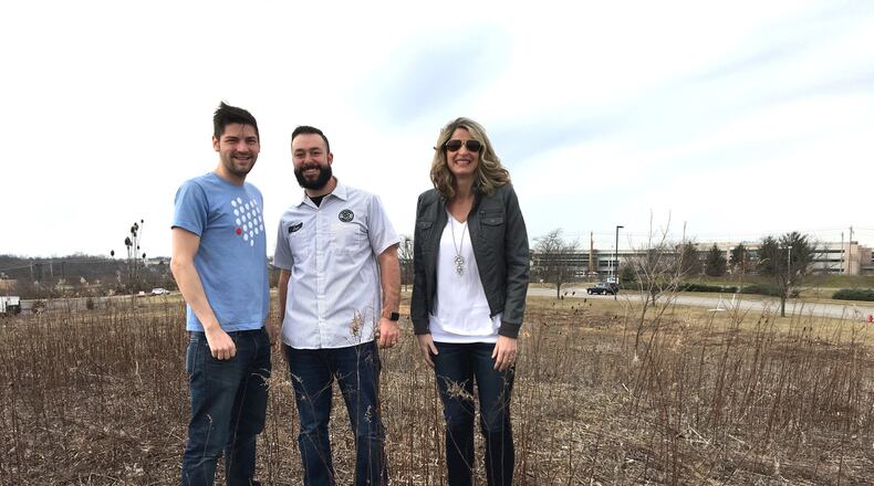 Daniel Schmerr, Justin Neff and Jennifer Meissner plan to open Sonder Brewing on Duke Boulevard in Deerfield Twp. later this month. CONTRIBUTED PHOTO
