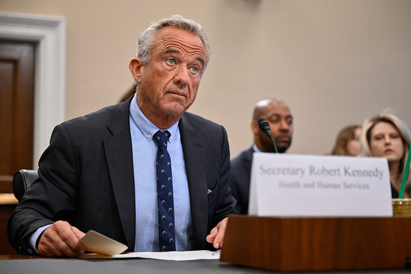Secretary of Health and Human Services Robert F. Kennedy Jr. appears at budget hearing before a House Appropriations, Subcommittee at the U.S. Capitol on Wednesday, May 14, 2025, in Washington. (AP Photo/John McDonnell)