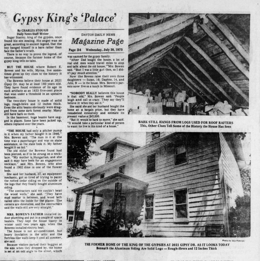 PHOTOS: Log home hidden for decades reveals Stanley gypsy family legend