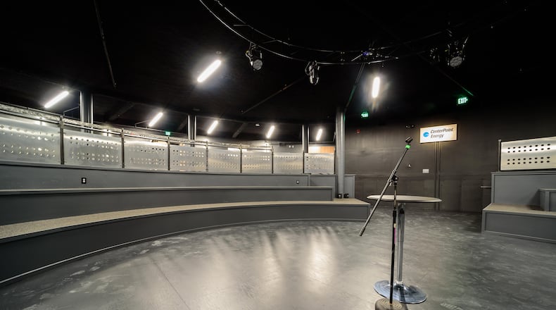 The Tank - Inspired by CenterPoint Energy, a round event space and theater located in the Dayton Arcade’s basement. TOM GILLIAM / CONTRIBUTING PHOTOGRAPHER