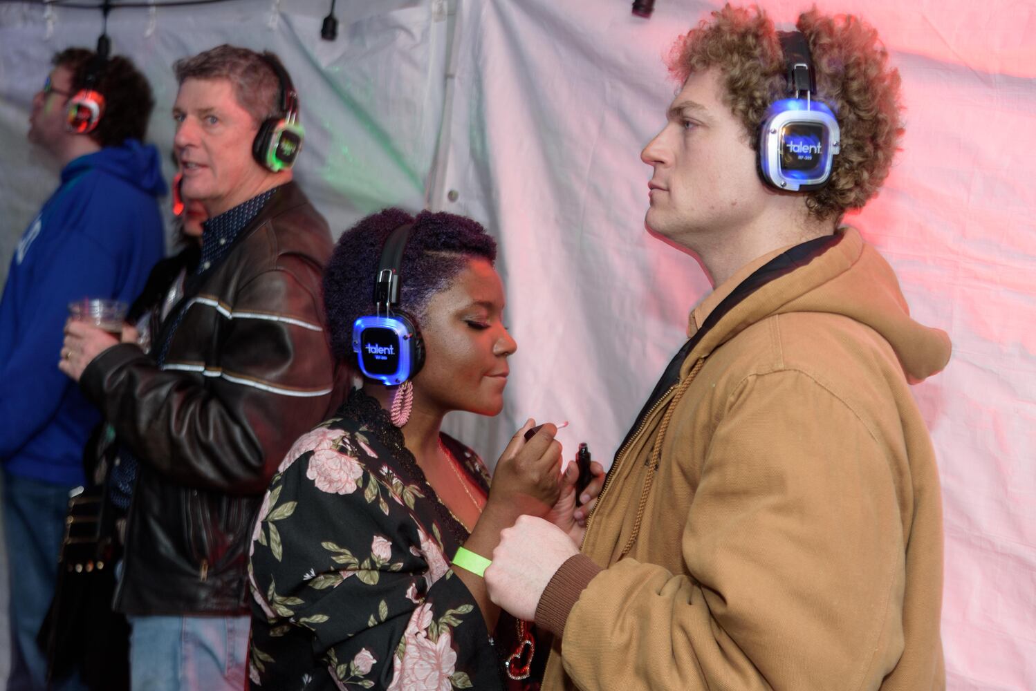 PHOTOS: Did we spot you at Dayton's New Year's Eve Ball Drop and Silent Disco at Yellow Cab Tavern?