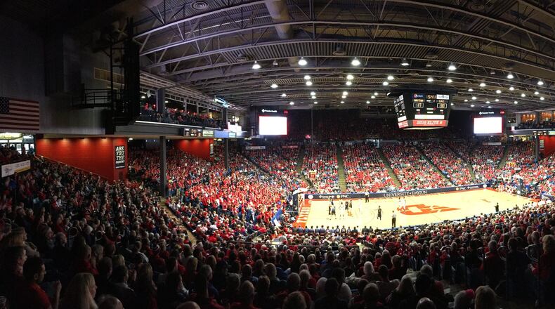 Dayton plays Saint Mary’s on Saturday, Nov. 19, 2016, at UD Arena. David Jablonski/Staff