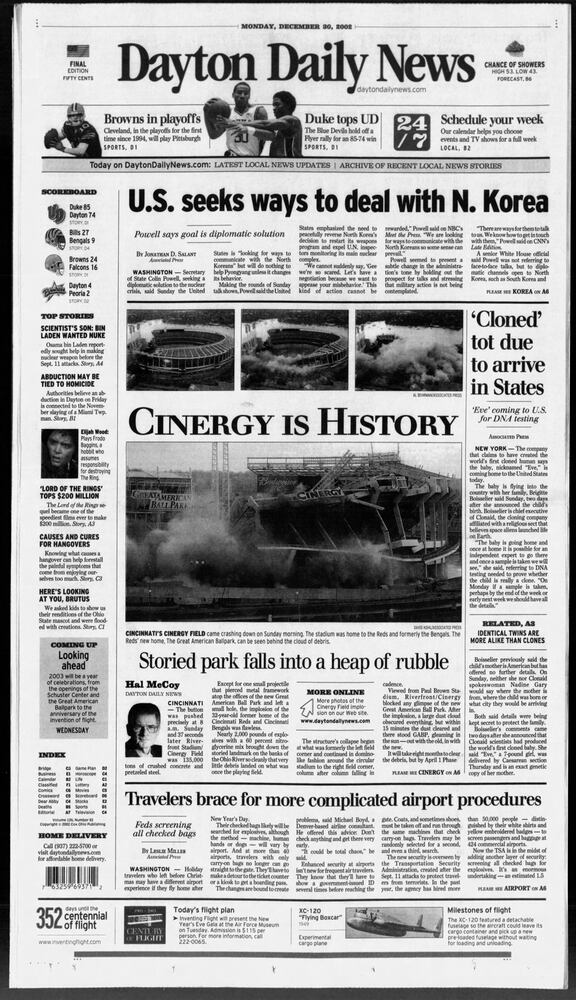 Bengals pages key moments