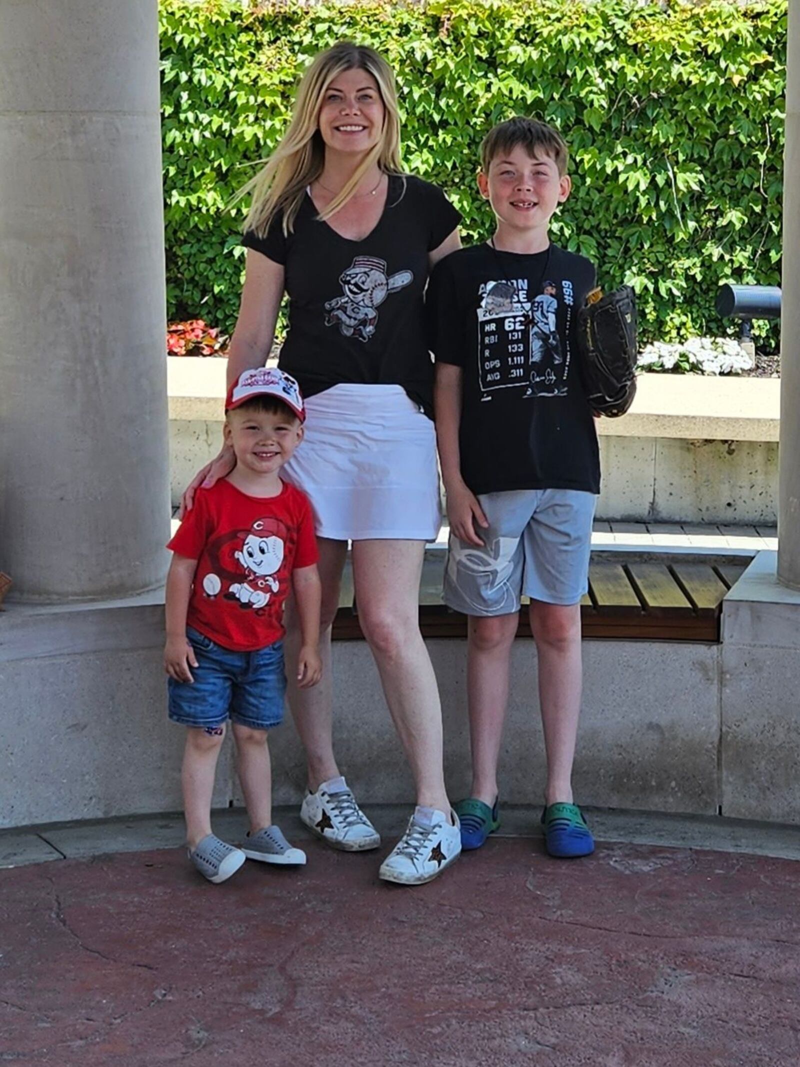Boutique Bellini's owner Aleasha Smith and her sons. CONTRIBUTED