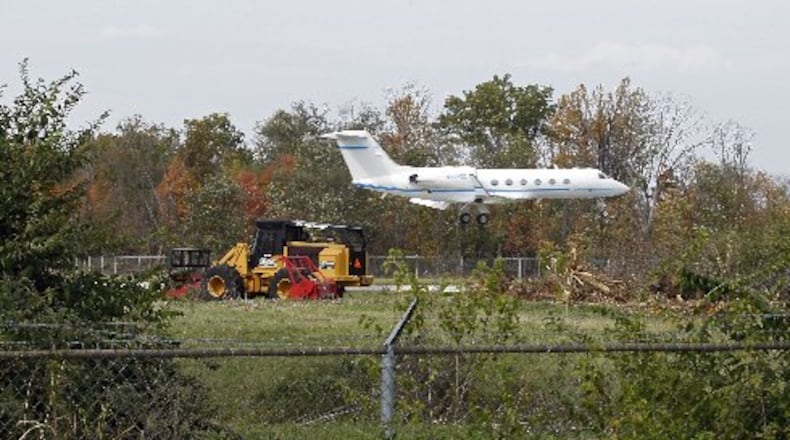 A study commissioned by the Miami Twp.-Dayton Joint Economic Development District indicates light industrial is the best use for land near the Dayton-Wright Brothers Airport. STAFF PHOTO