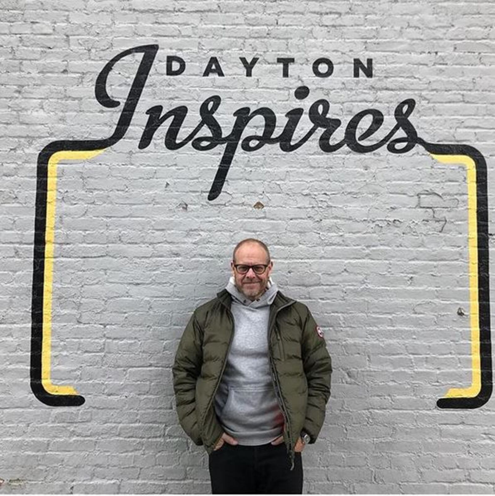 Alton Brown was in Dayton, Ohio for a show at the Schuster Center. PHOTO / @altonbrown Instagram