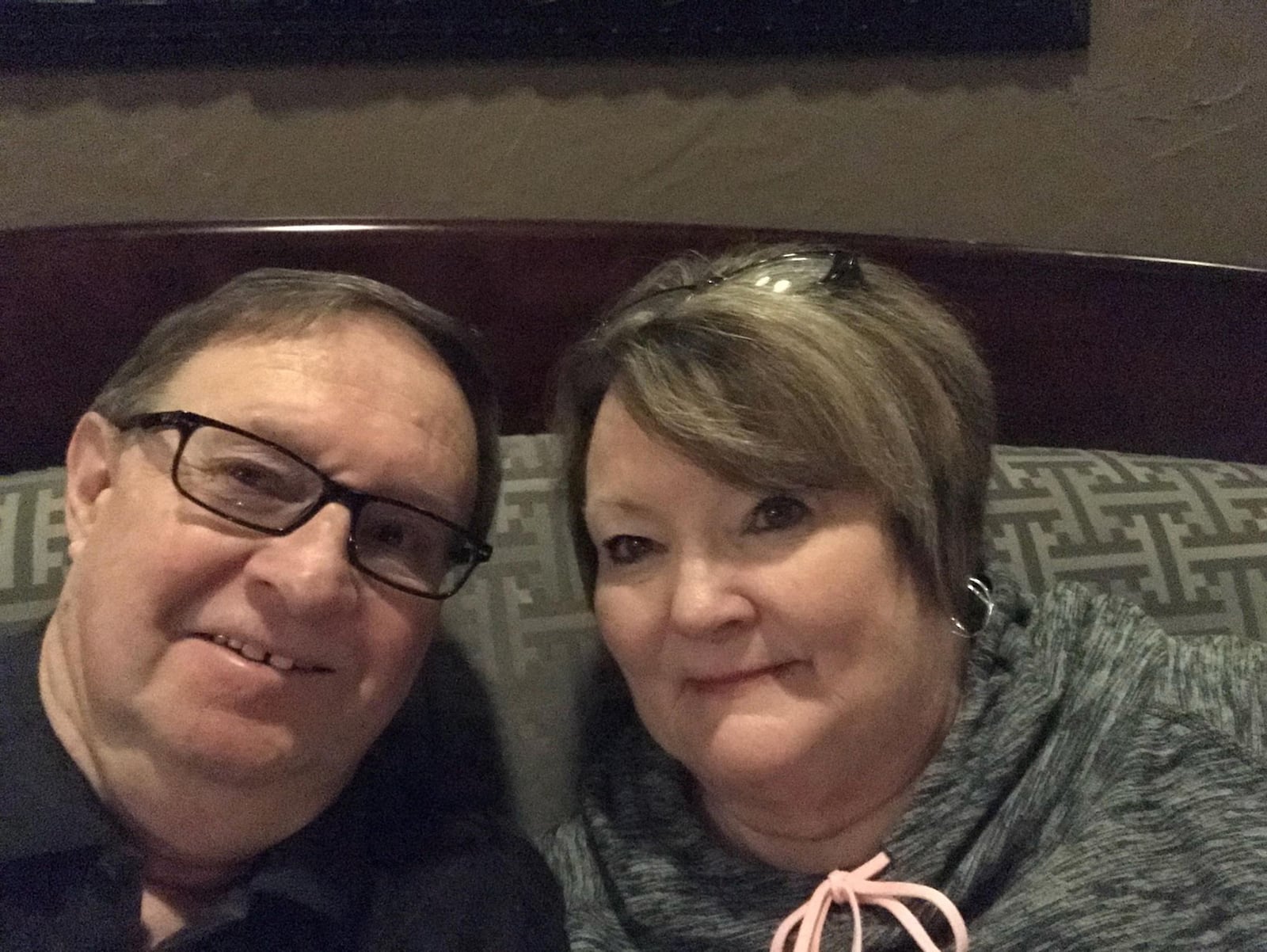 Frank Beeson (left) and his wife Sandy, whom he calls "the wind in my sails" in 2018. CONTRIBUTED