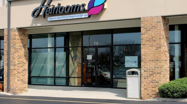 The Heirloom Shoppes benefit Ohio’s Hospice of Dayton. Gently used home furnishings and accessories are always needed. Submitted photo.