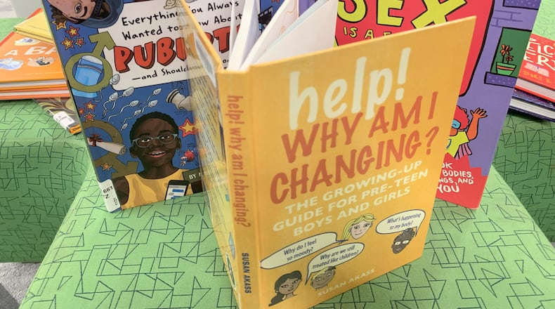 Sex education material for children at the Dayton Metro Library