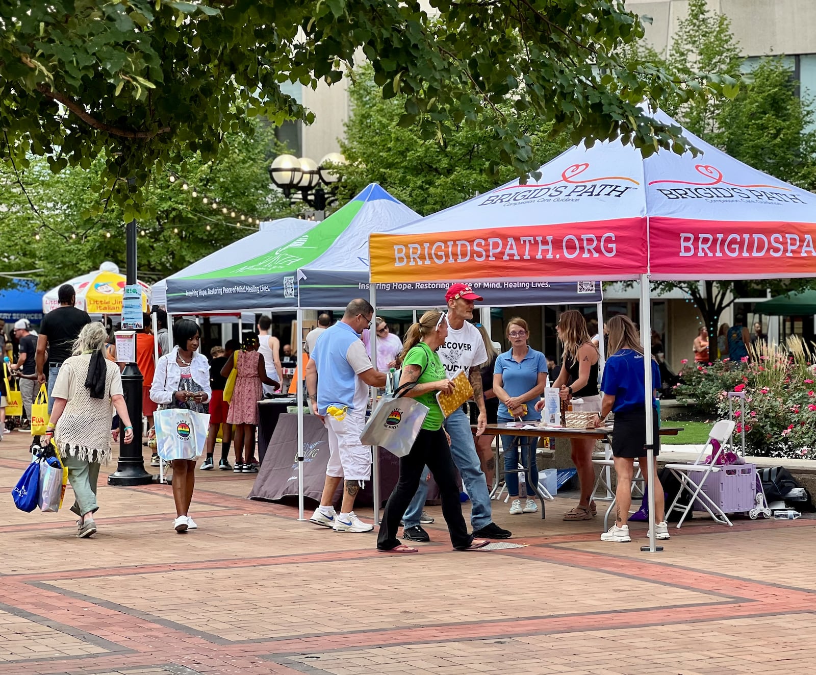Families of Addicts (FOA) hosted its 12 annual Rally 4 Recovery in downtown Dayton on Sunday. The event aims to help fight the stigma of addiction and celebrate that people can and do recover, organizers said. AIMEE HANCOCK/STAFF