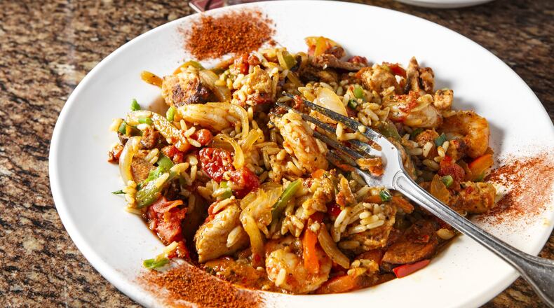 Sometimes, a warm bowl of Cajun jambalaya is all you need to warm your soul. (Dreamstime/TNS)