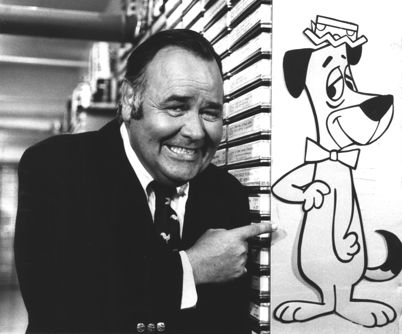 Jonathan Winters and Huckleberry Hound, October 28, 1977.