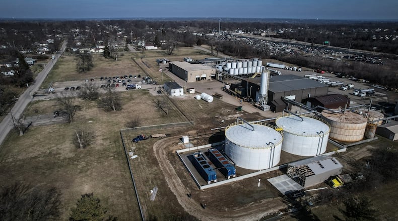 Valicor Enviromental Services recently purchased an industrial treatment plant
and the surrounding land off of Cherokee Drive in Drexel. JIM NOELKER/STAFF