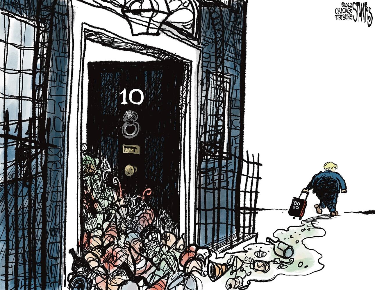 WEEK IN CARTOONS: Parade shooting, Boris Johnson and more