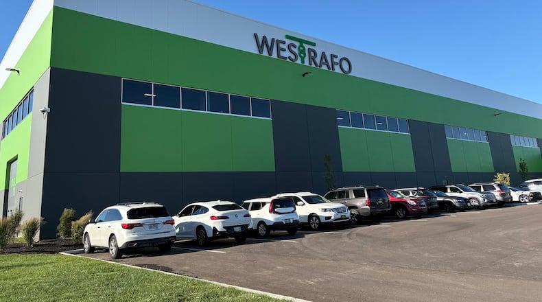 Westrafo's Wolf Creek Pike transformer production facility on Oct. 9, 2025. Westrafo designs and manufactures high-efficiency transformers. THOMAS GNAU/STAFF