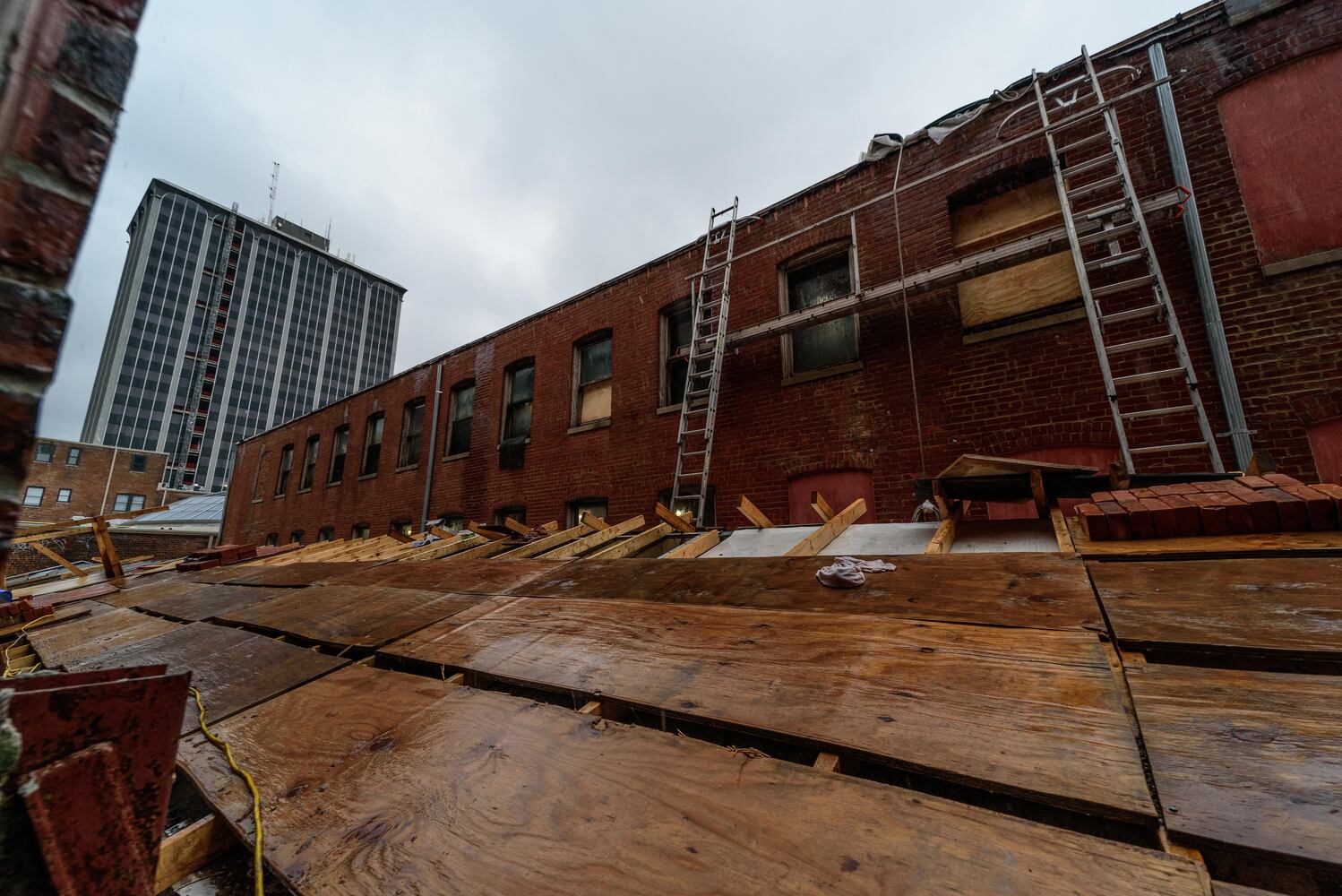 PHOTOS: The Dayton Arcade’s North Arcade awaits Phase 2 of construction