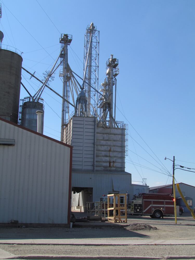 Grain elevator explosion in Celina