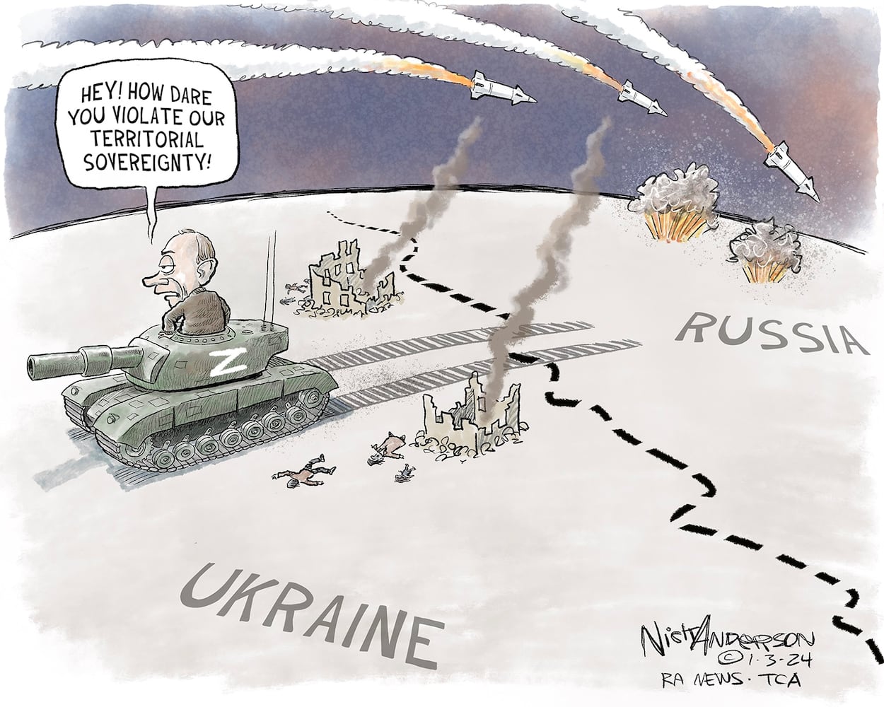 CARTOONS: Nick Anderson, Jan. 7, 2024