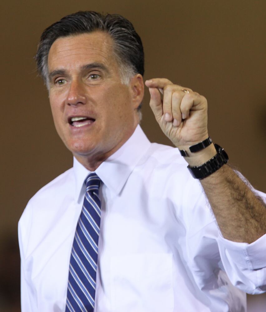 Mitt Romney at Jet Machine in Cincinnati