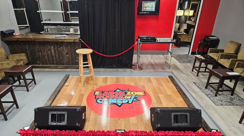 The Laugh Zone House of Comedy located at 3493 W. Siebenthaler Ave. will hold its soft opening on Thursday, Aug. 29. CONTRIBUTED/JESSICA GRAUE