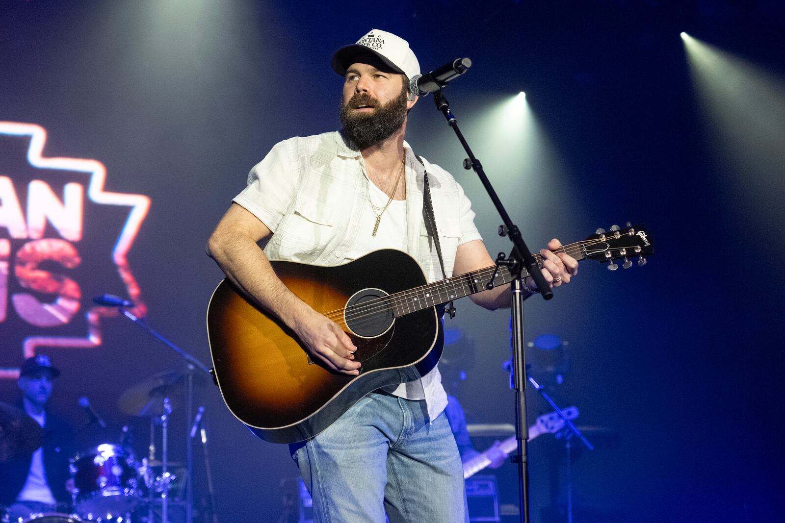 Jordan Davis performs during Amazon Music Presents Country Heat at Country Radio Seminar on Wednesday, Feb. 19, 2025, in Nashville, Tenn. (Photo by Amy Harris/Invision/AP)