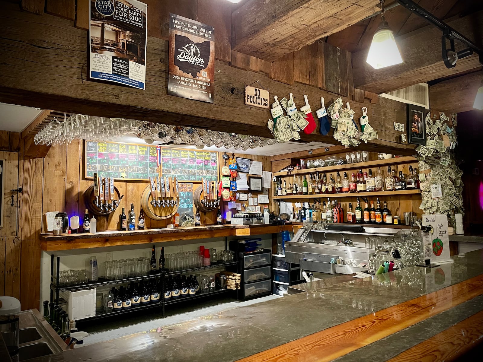 Star City Brewing Company is located in the former space of the Peerless Mill Inn at 319 S. Second St. in Miamisburg. NATALIE JONES/STAFF