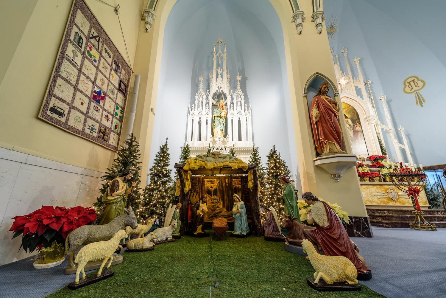 PHOTOS: A breathtaking look at Holy Trinity Catholic Church on Christmas Eve morning