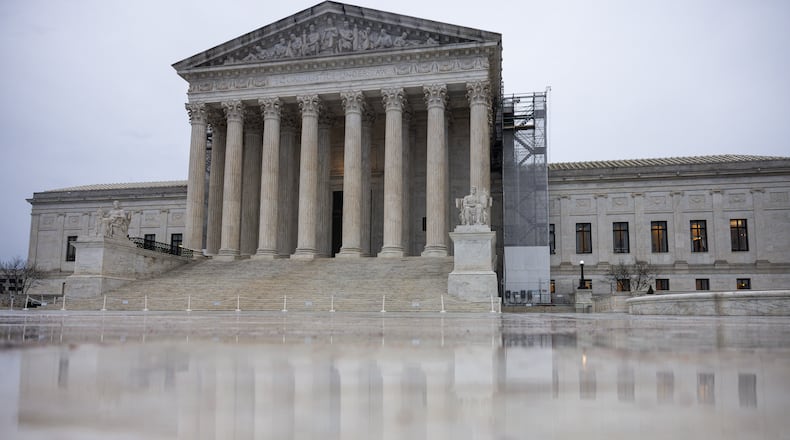 The U.S. Supreme Court building in Washington, on Feb. 28, 2024. (Tierney L. Cross/The New York Times)