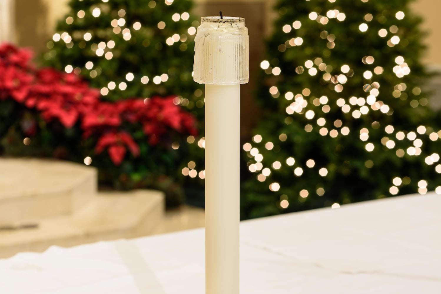 PHOTOS: A look inside Holy Angels Catholic Church decorated for Christmas
