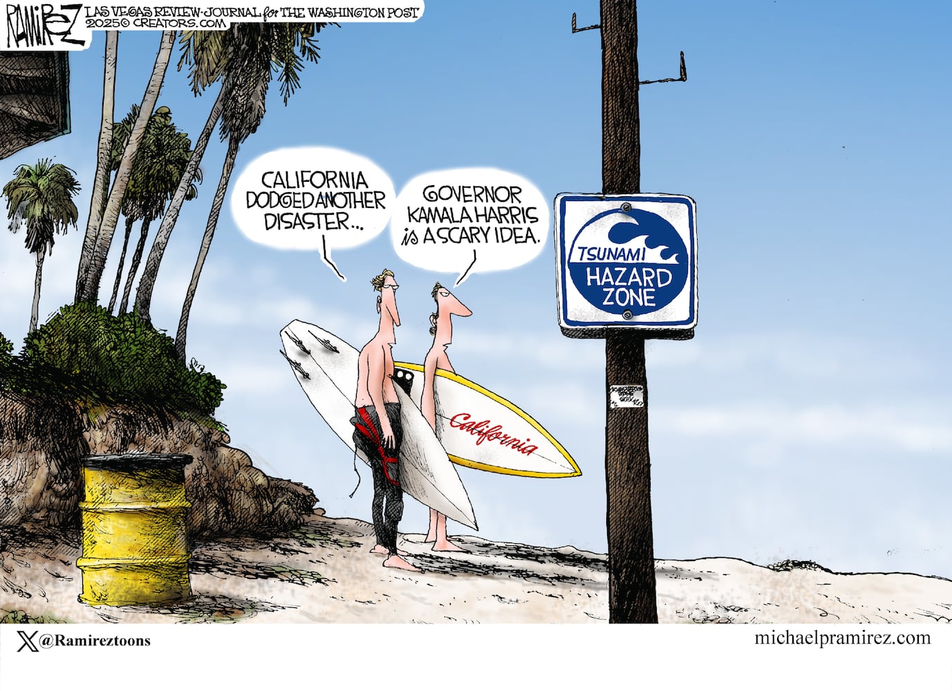 CARTOONS: Michael Ramirez, Aug. 10, 2025