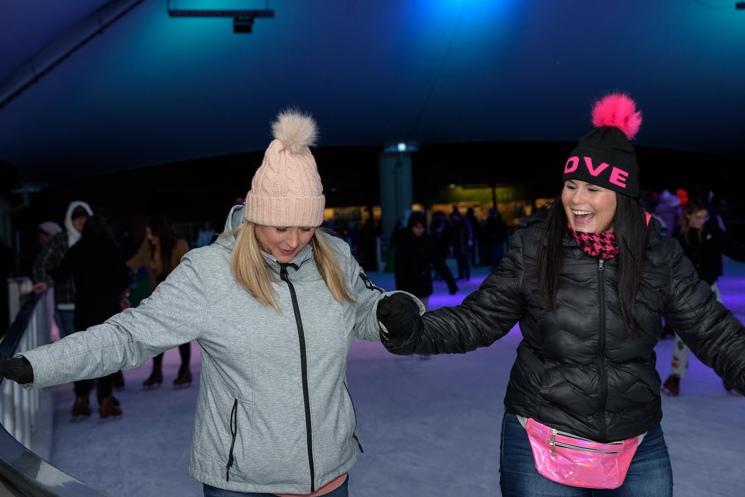 PHOTOS: Did we spot you ice skating during '90s Night at RiverScape MetroPark?