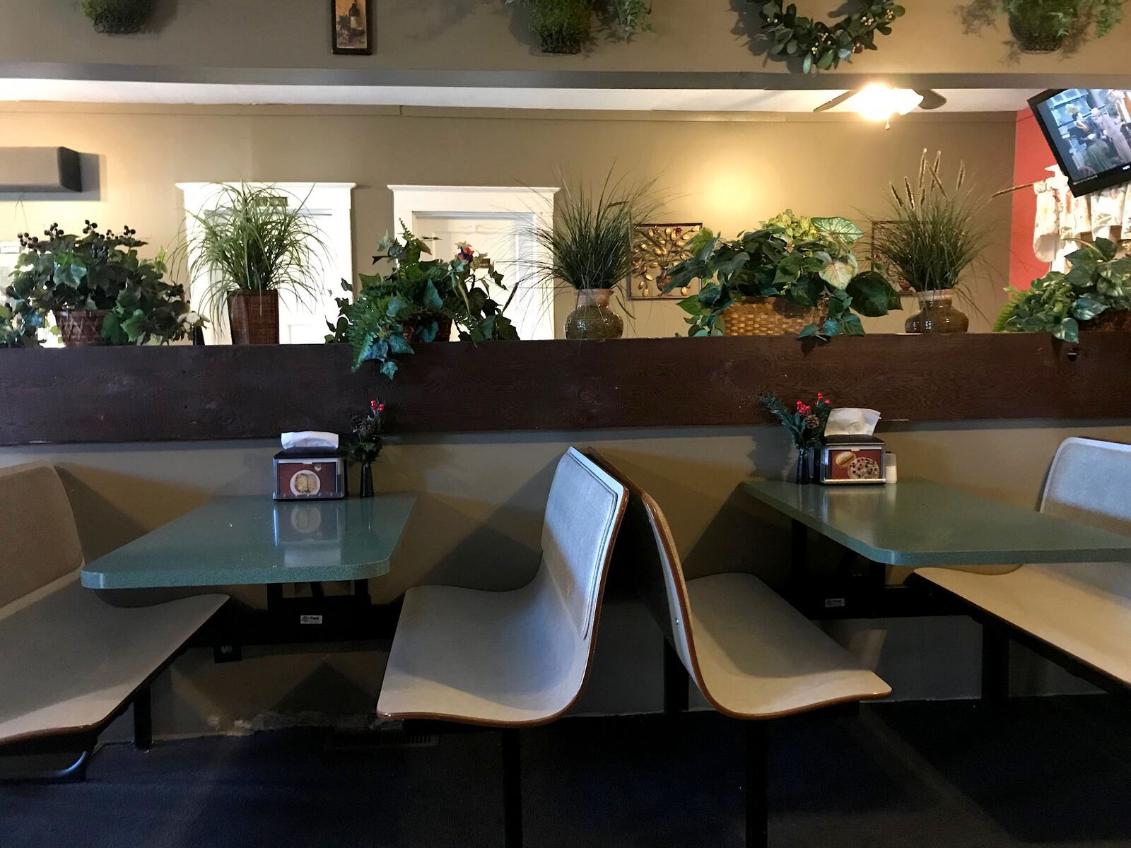 The interior of Hoagie's Pizza House in Harrison Twp.