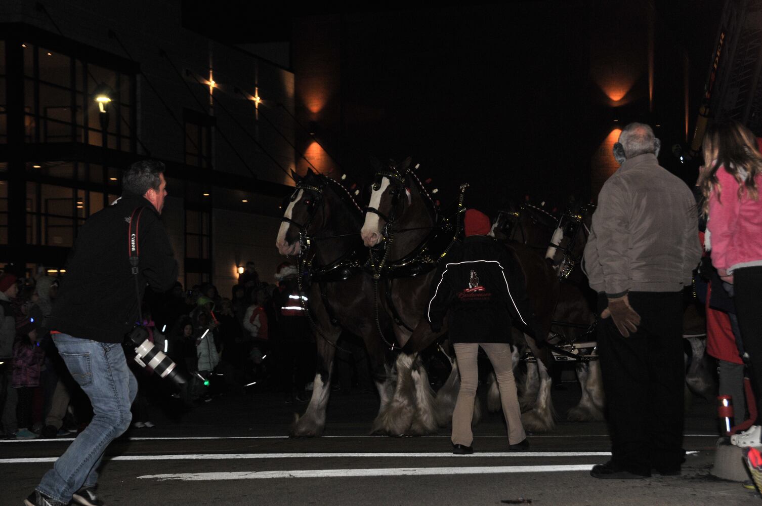 PHOTOS: Budweiser Clydesdales, Santa and more early holiday fun at Austin Landing’s tree lighting
